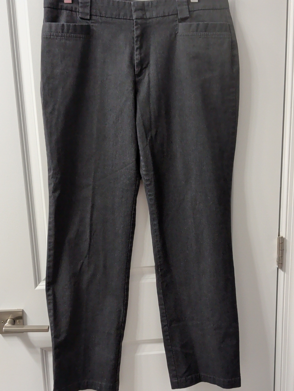 Dockers Grey Khaki Straight Leg Women's Pants